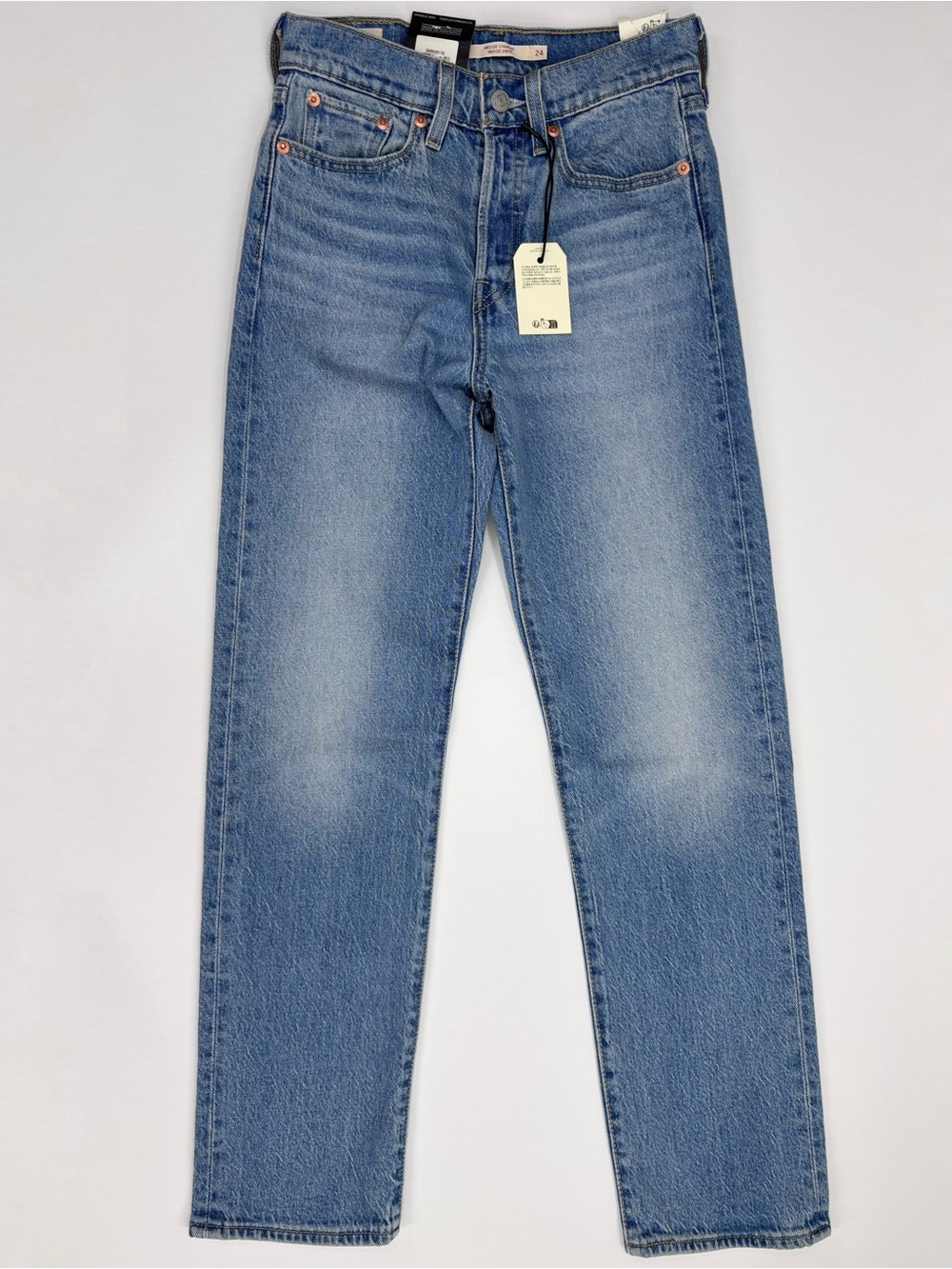 Levi's NWT Blue Wash Wedgie Straight High Rise Ankle Jeans, 24 x 28
